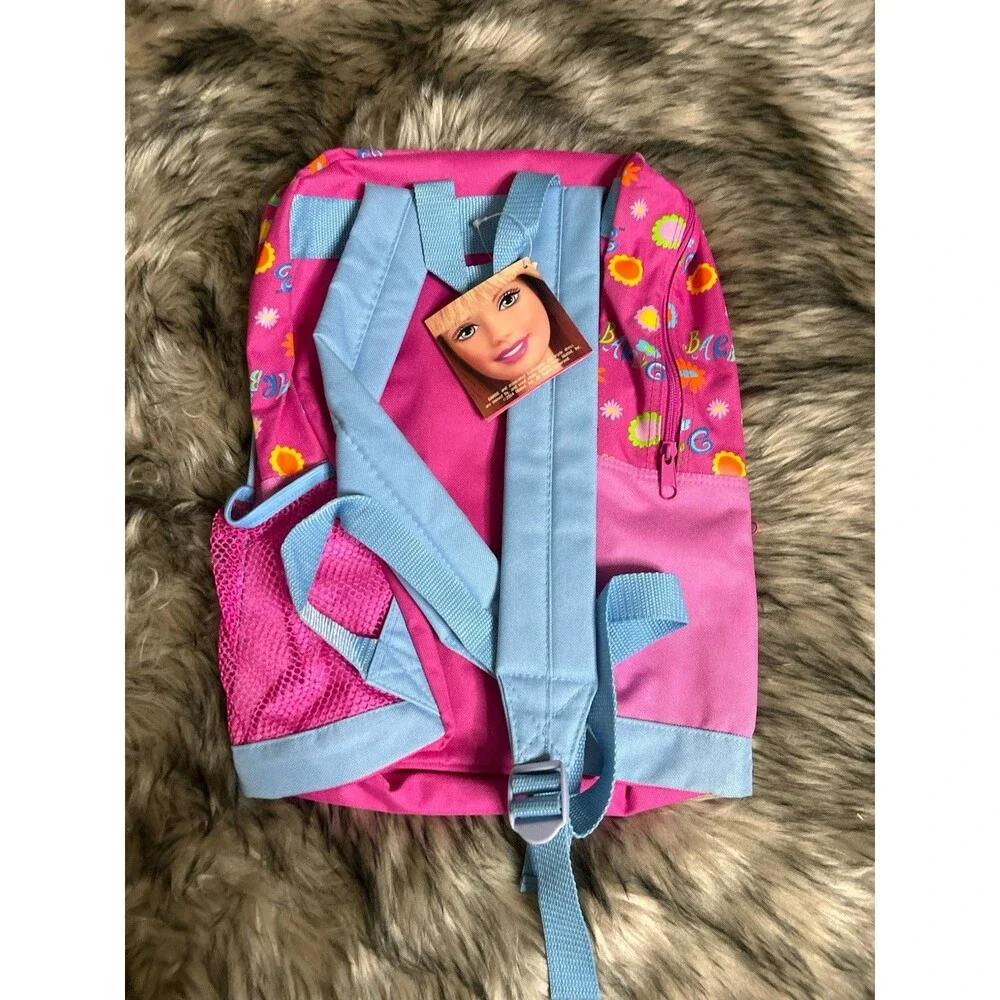 Vintage 2004 Pink Floral Barbie Backpack NWT